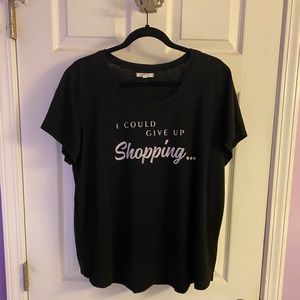 “I’m Not A Quitter” Shopping Tee Mauirces